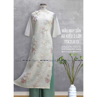 Áo Dài Phom Trẻ 2 Lớp 4 Tà TTK2L613